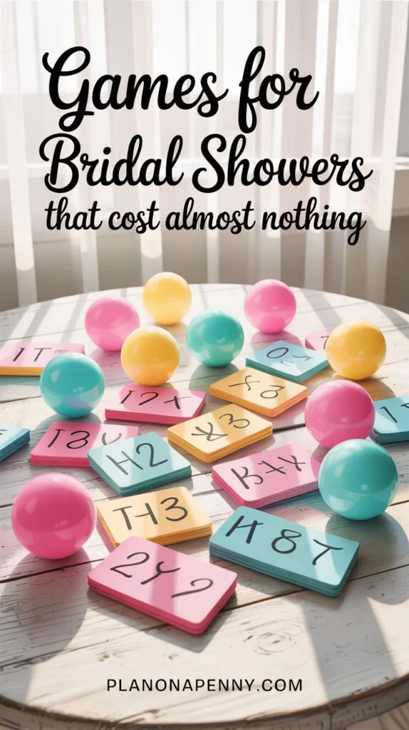 Games for bridal showers that cost almost nothing p2