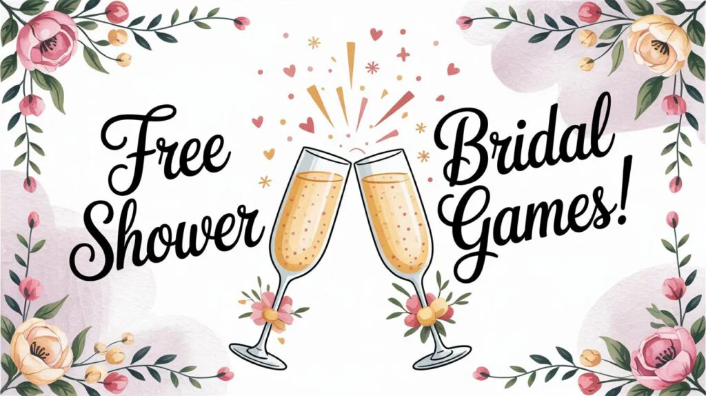 Printable free bridal shower games