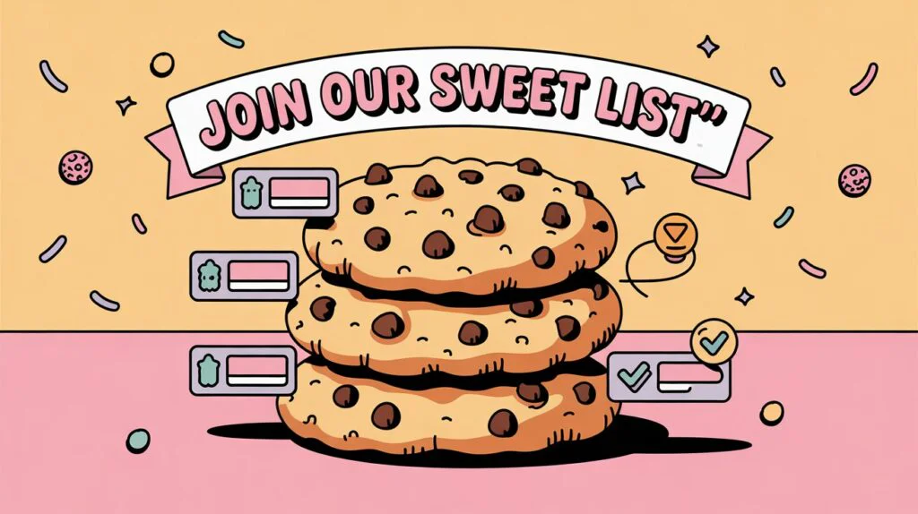 Creating a cookie sign up system