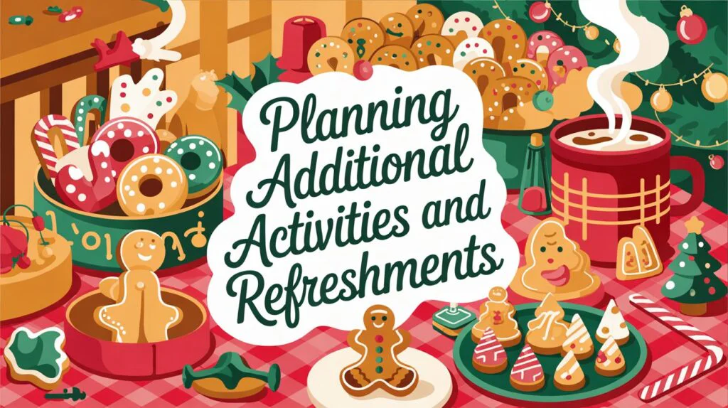 Planning additional activities and refreshments