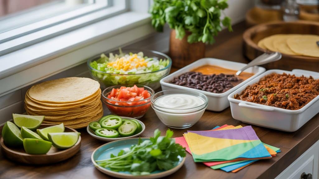 Affordable diy taco bar 40fbk