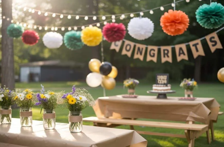 affordable graduation party decor