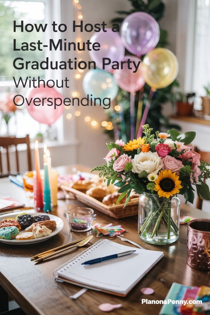 How to host a last minute graduation party without overspending p2