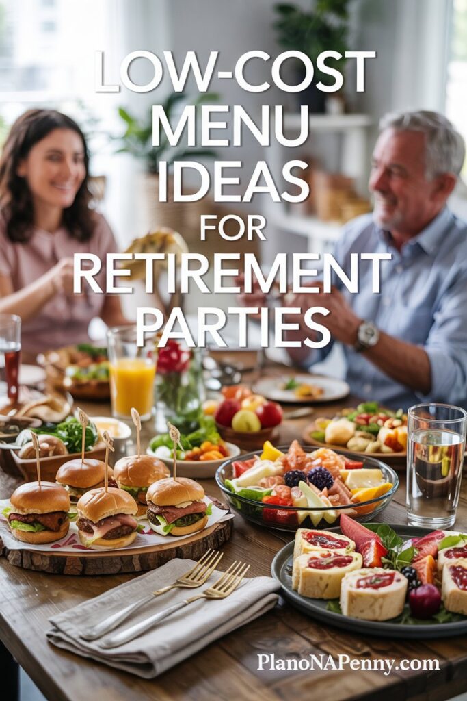 Low cost menu ideas for retirement parties p3