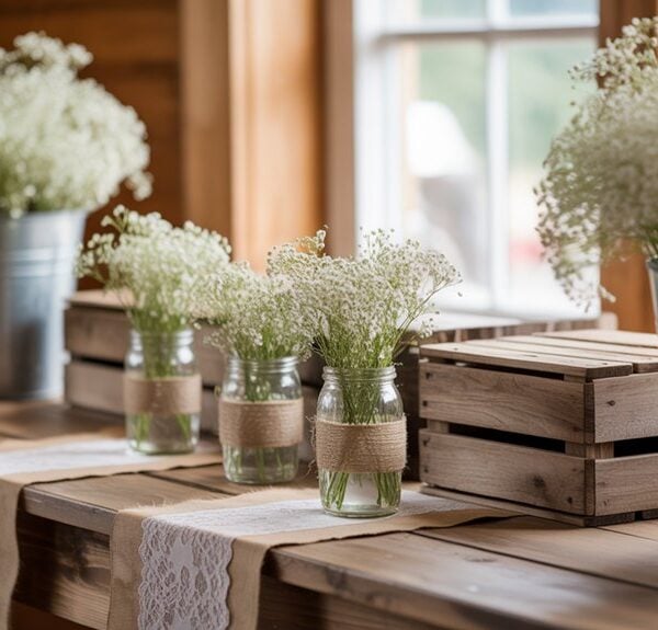 Rustic Wedding Decor on a Budget: Farmhouse-Inspired Ideas