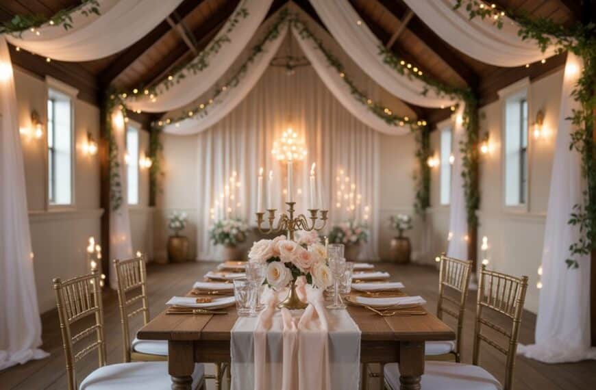 Elegant Wedding Decor Ideas for Small Venues