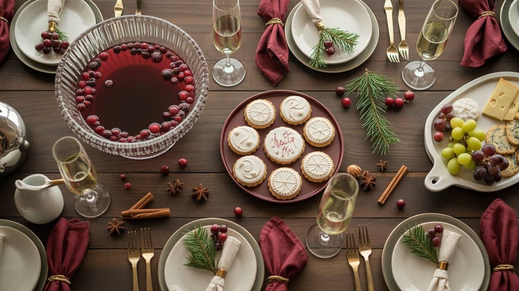 Festive food drinks entertainment 7vgi5