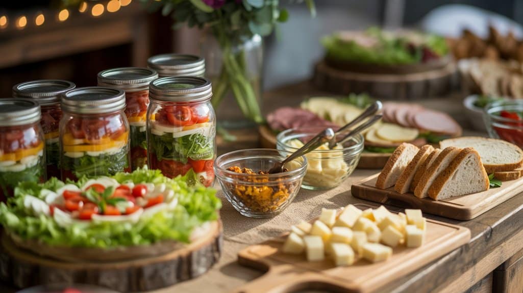 Interactive diy food stations 06xkc