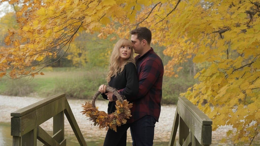 Seasonal diy engagement backdrops bi1j1