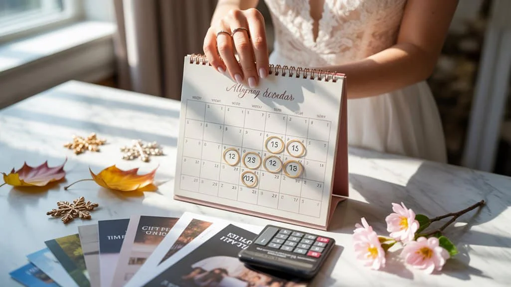Strategic wedding date savings iauxm