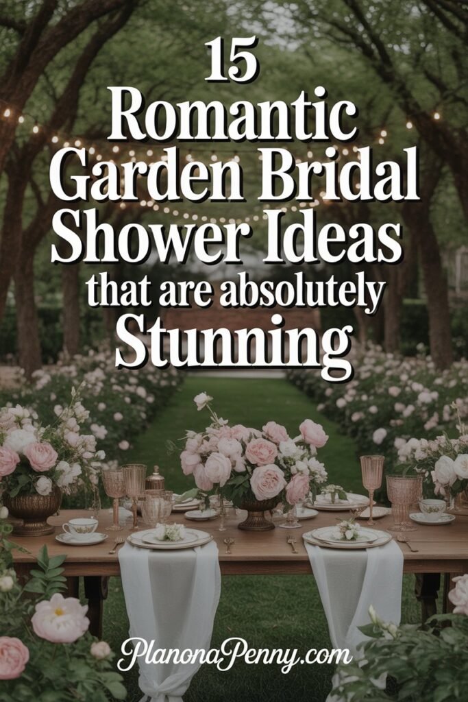 15 Romantic Garden Bridal Shower Ideas That Are Absolutely Stunning p1