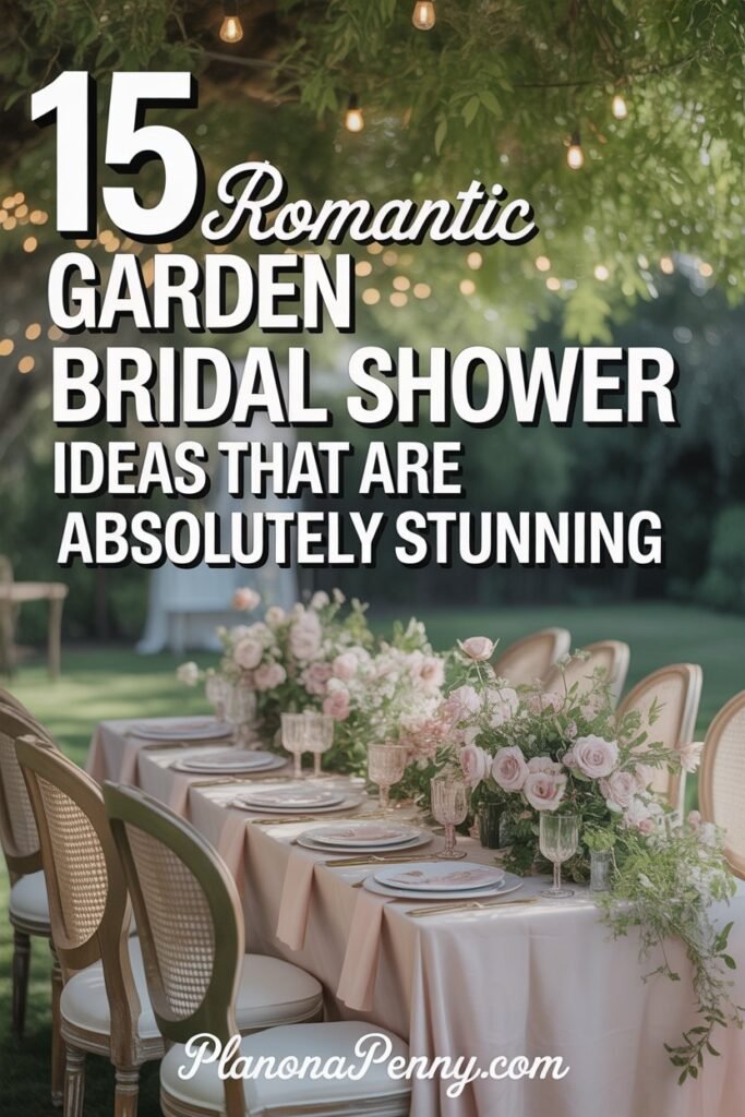 15 Romantic Garden Bridal Shower Ideas That Are Absolutely Stunning p2