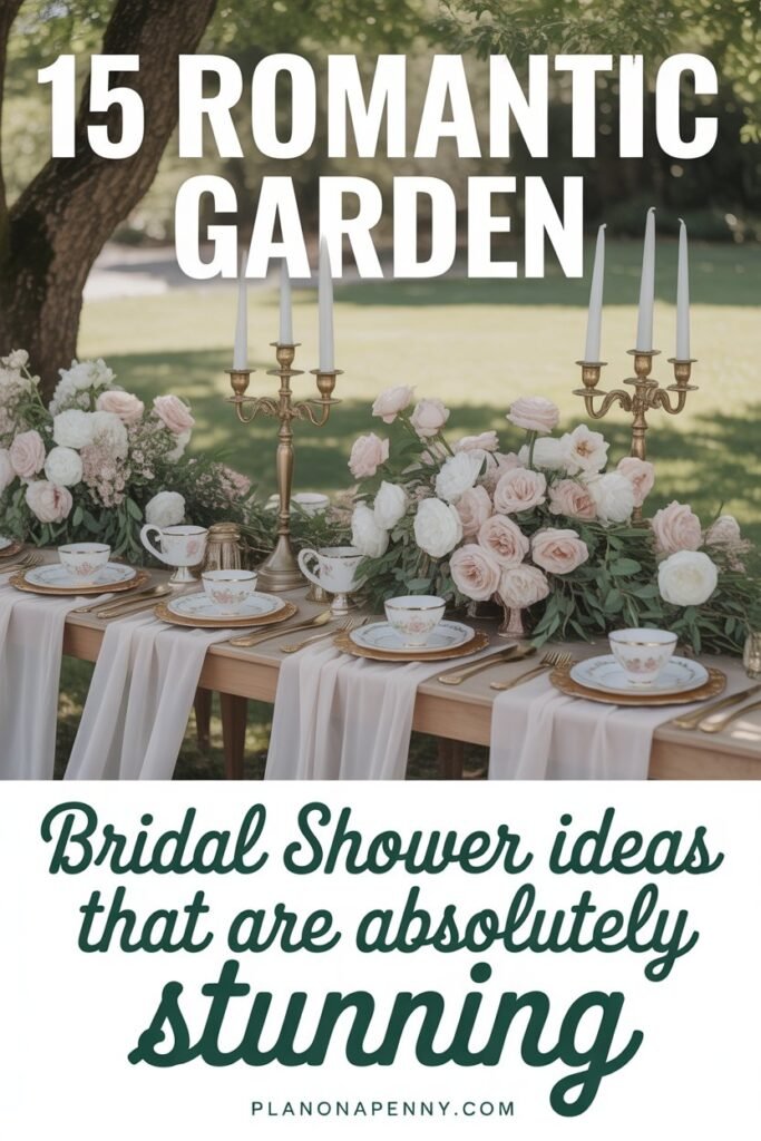 15 Romantic Garden Bridal Shower Ideas That Are Absolutely Stunning p3