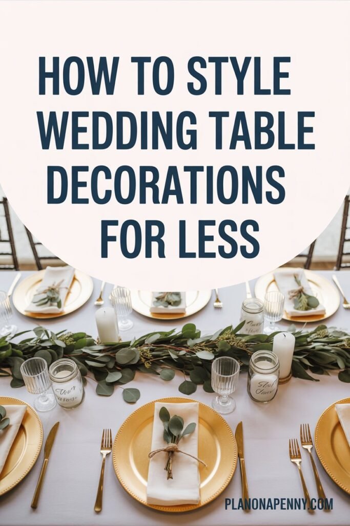 How to Style Wedding Table Decorations for Less p1