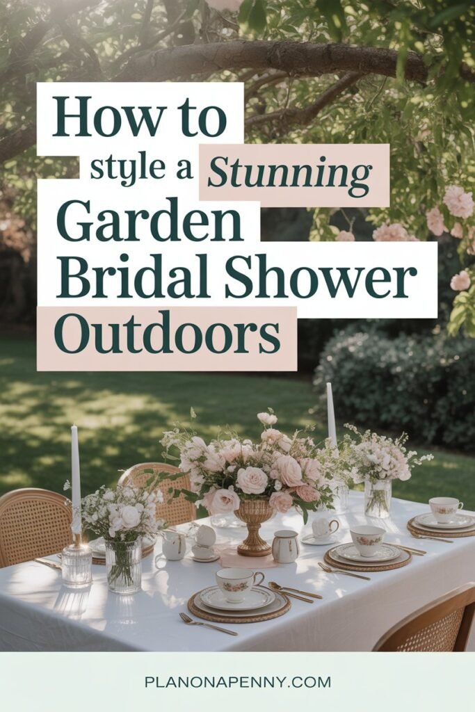 How to Style a Stunning Garden Bridal Shower Outdoors p3