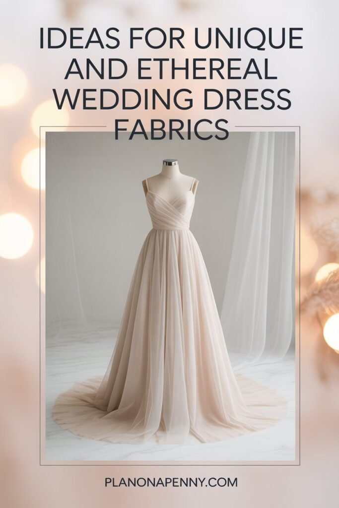 Ideas for unique and ethereal wedding dress fabrics p2