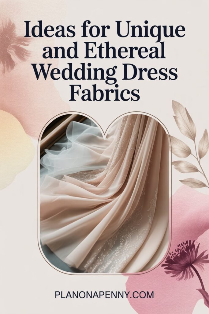 Ideas for unique and ethereal wedding dress fabrics p3