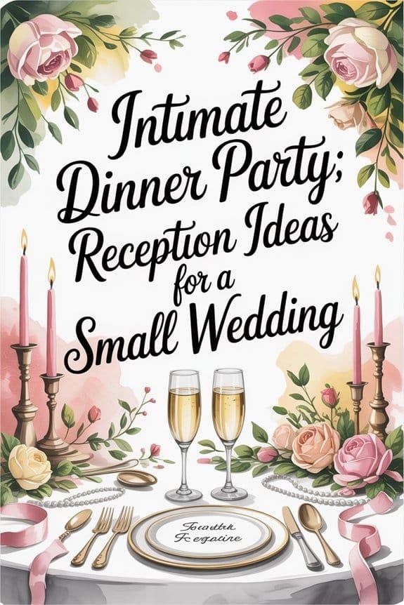 Intimate Dinner Party Reception Ideas for a Small