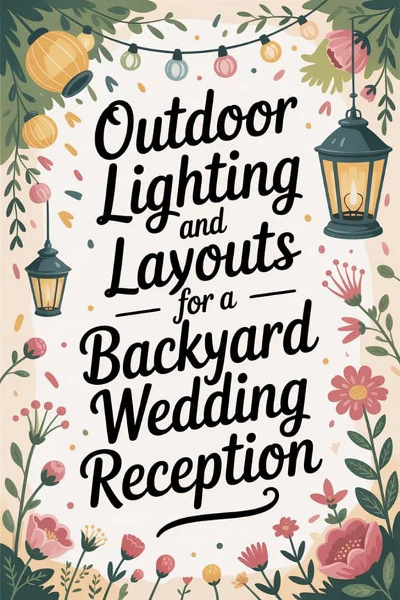 Outdoor Lighting and Layouts for a Backyard Weddin