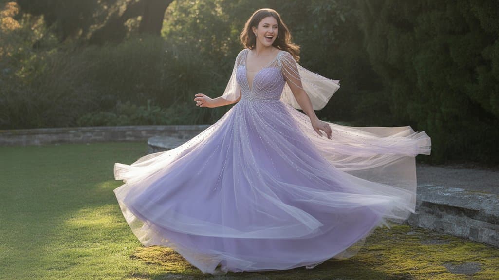 Comfortable yet dramatic bridal wear fojc0