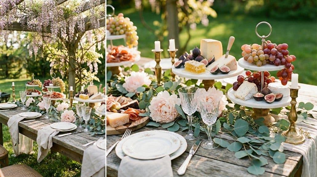 Elegant grazing table display 7vo6k