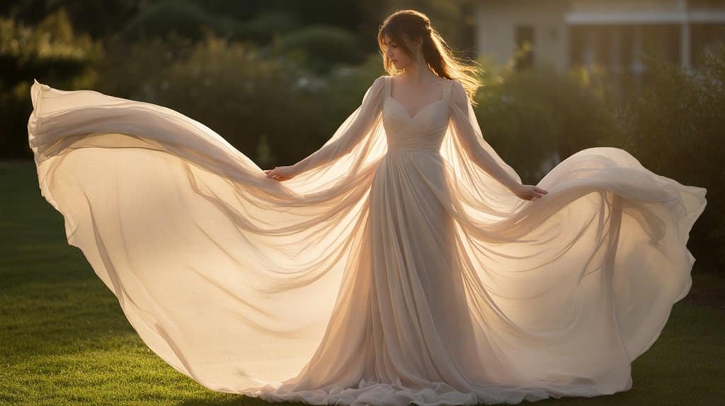 Ethereal silk chiffon elegance c4ebm