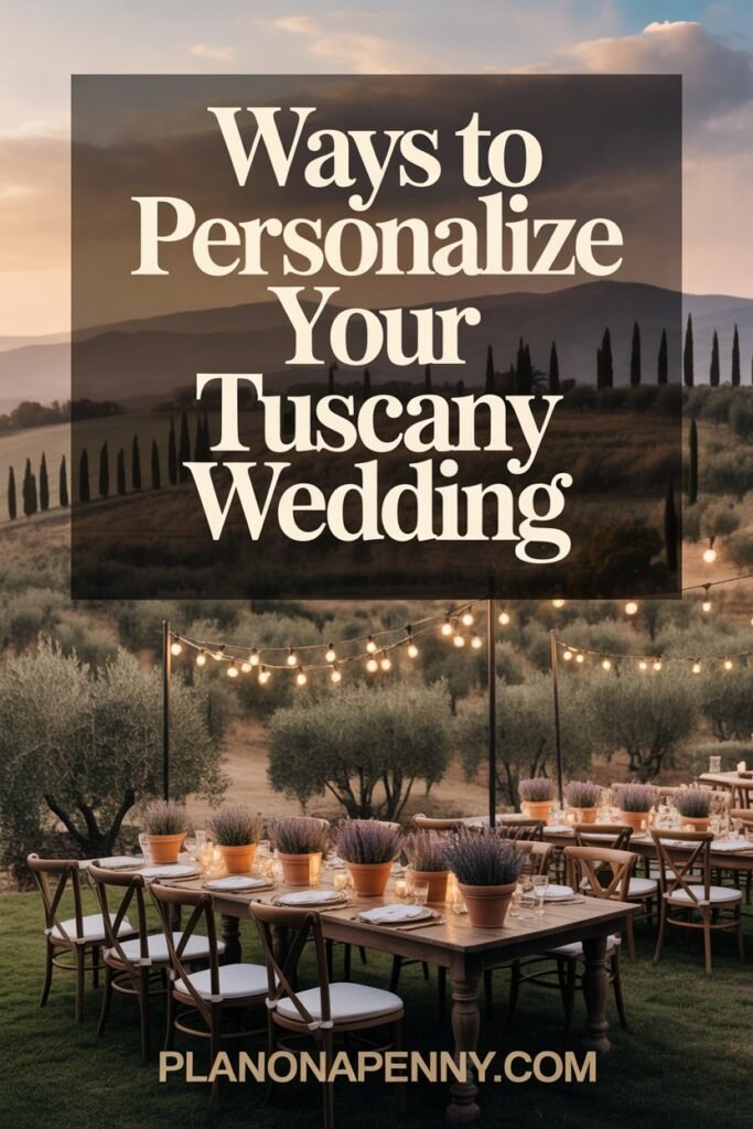 Ways to Personalize Your Tuscany Wedding p3