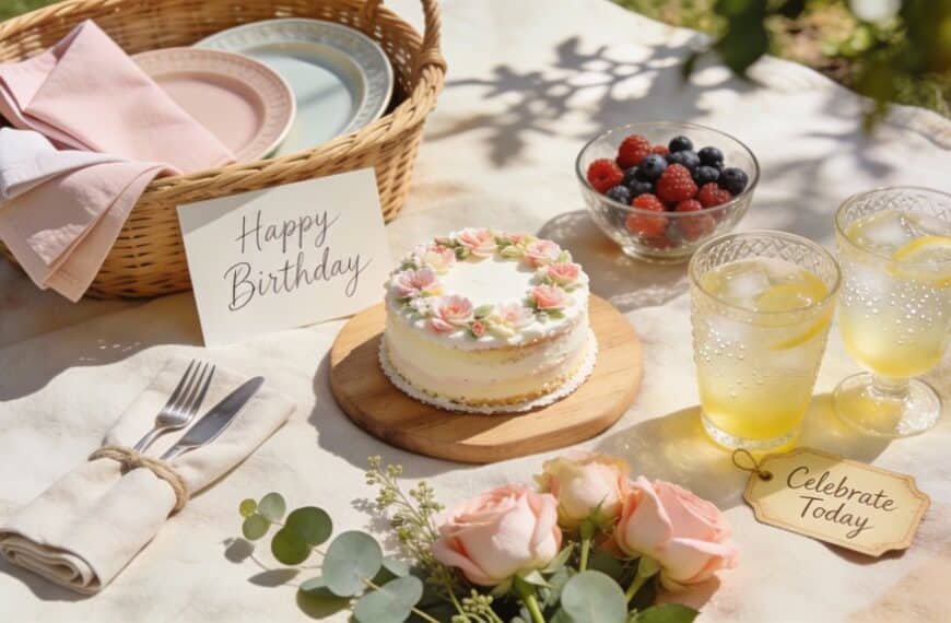 aesthetic picnic birthday planning