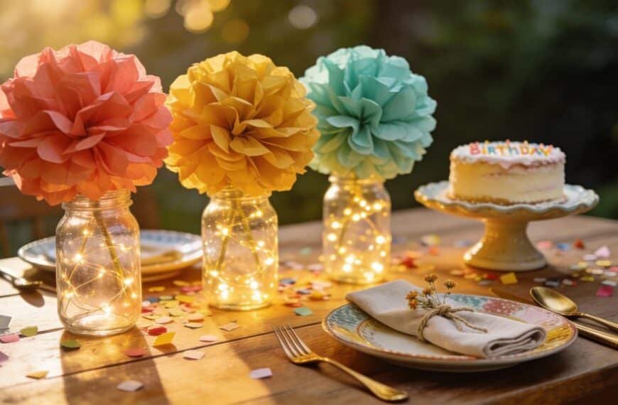 diy birthday centerpiece ideas
