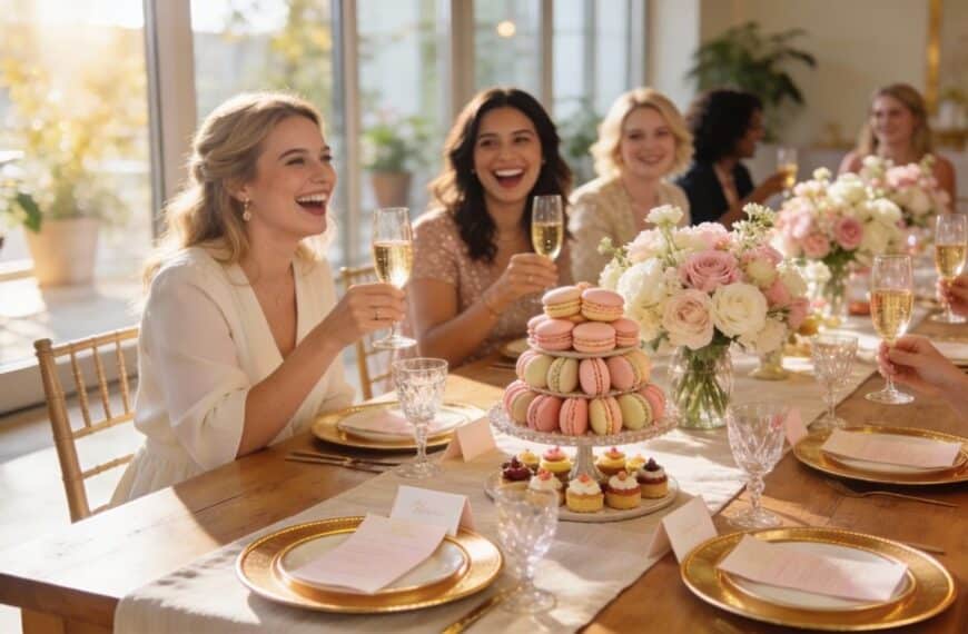 elegant office bridal shower