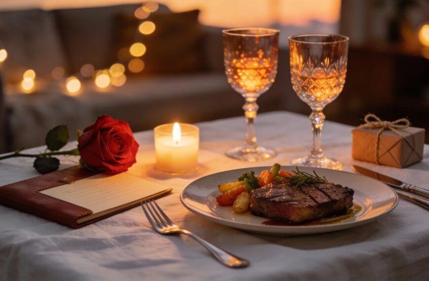 home romantic birthday setup