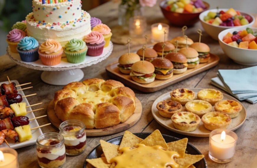 popular birthday party foods