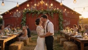 rustic barn wedding charm