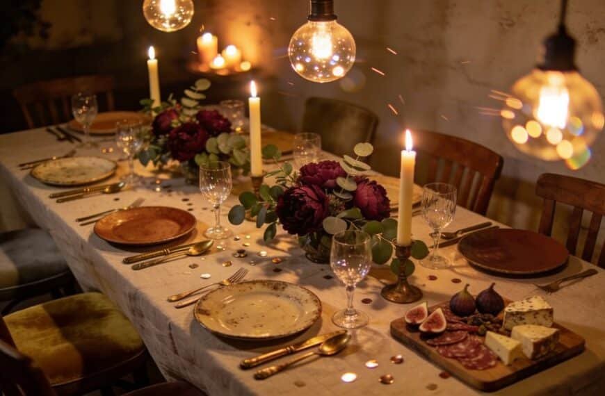stunning dinner party decor