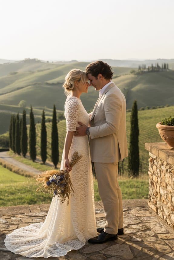 Tuscan inspired wedding vows not7i