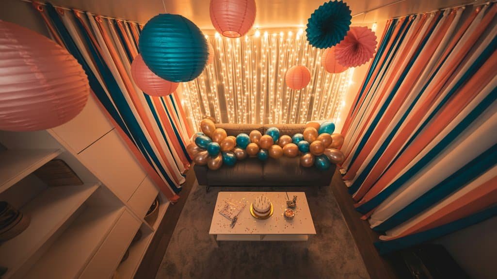 Vertical decor for parties vjnn6