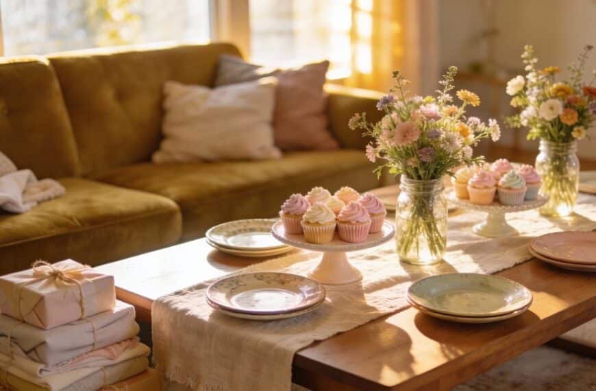 elegant home baby shower