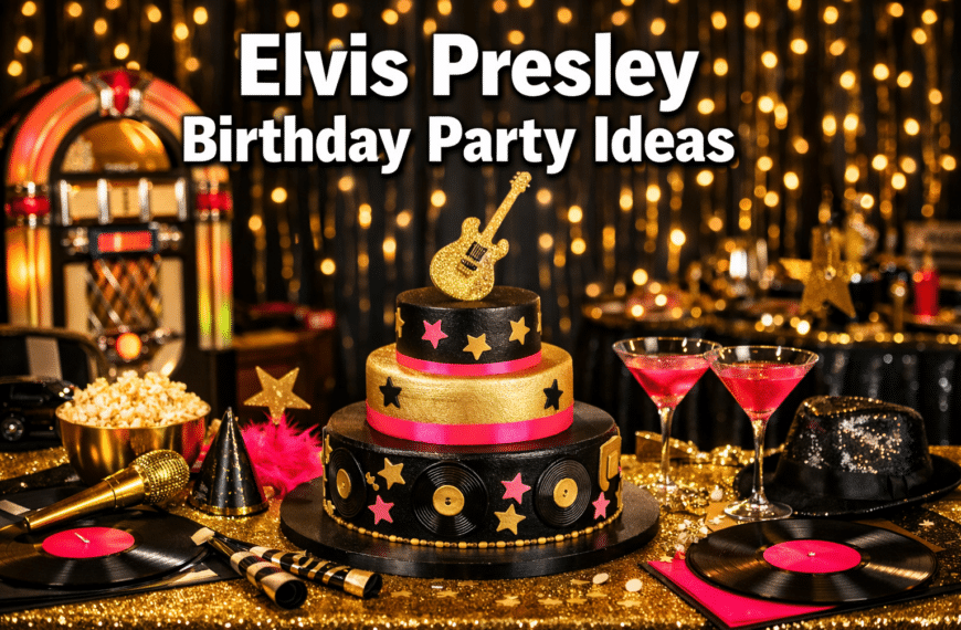 Elvis Presley Birthday Party Ideas
