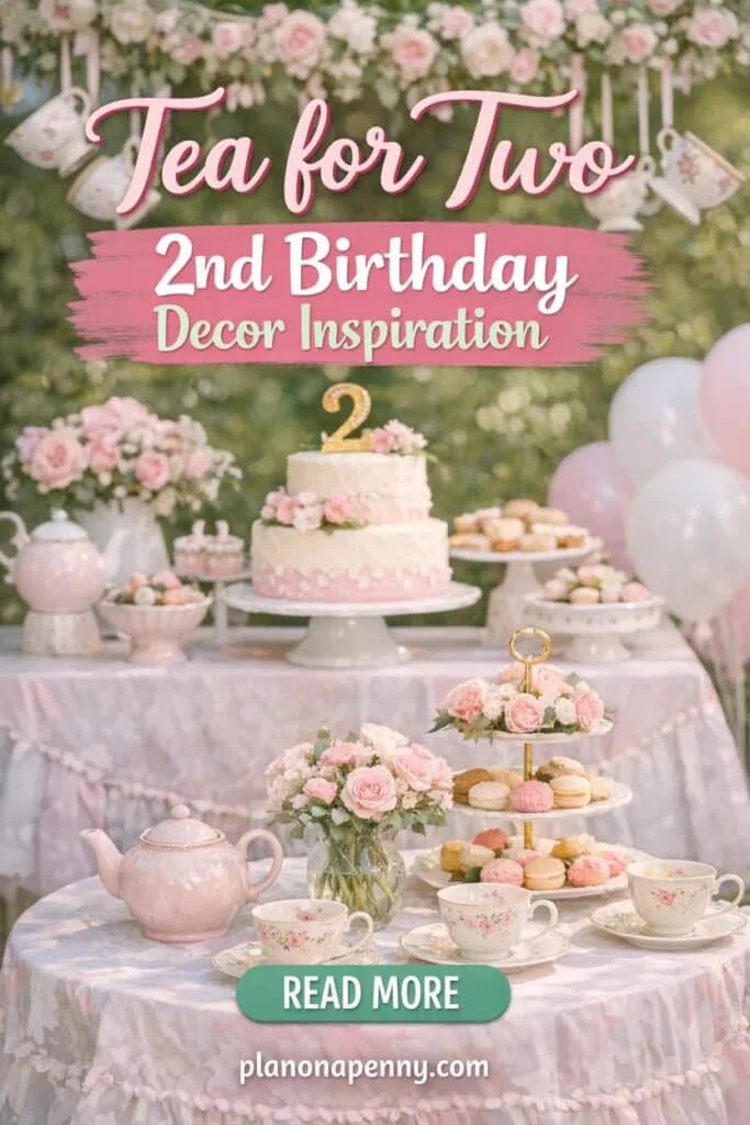 Tea for Two 2nd Birthday Decor Inspiration
