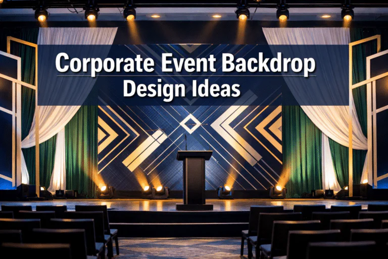 Corporate Event Backdrop Design Ideas That Look Like a Million Bucks