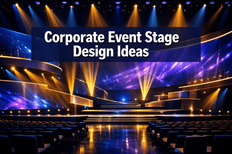 Corporate Event Stage Design Ideas That'll Wow Your Audience Without Blowing the Budget