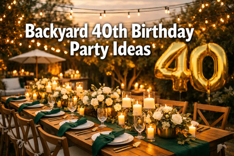 Backyard 40th Birthday Party Ideas That Turn Your Yard Into the Hottest Venue in Town