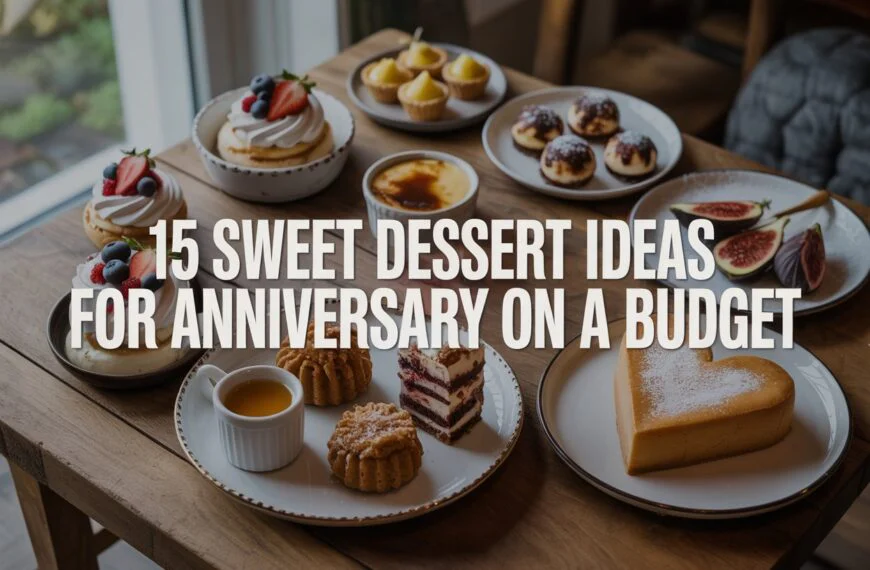 15 Sweet Dessert Ideas for An Anniversary on a Budget