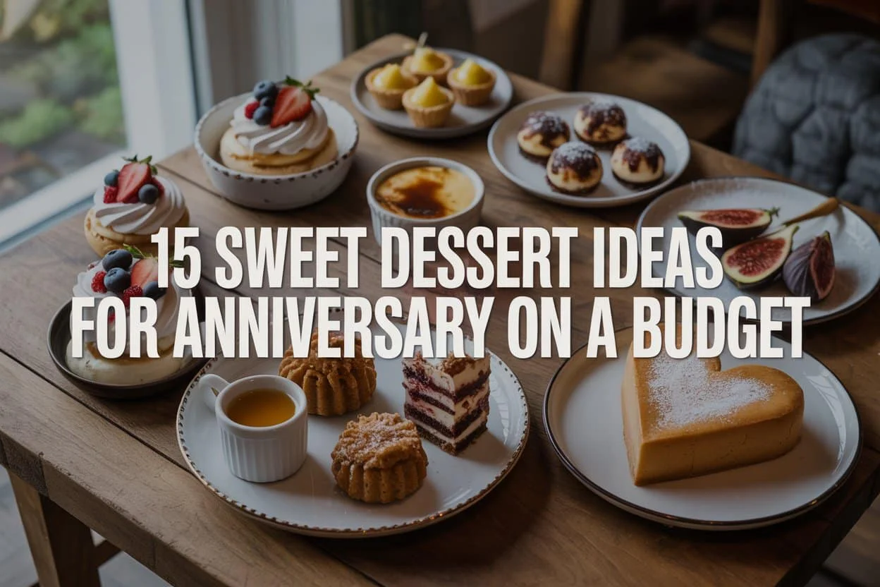 15 Sweet Dessert Ideas for An Anniversary on a Budget