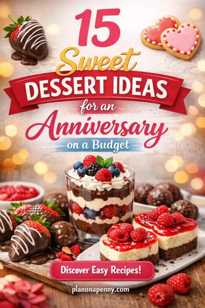 15 Sweet Dessert Ideas for an Anniversary on a Budget