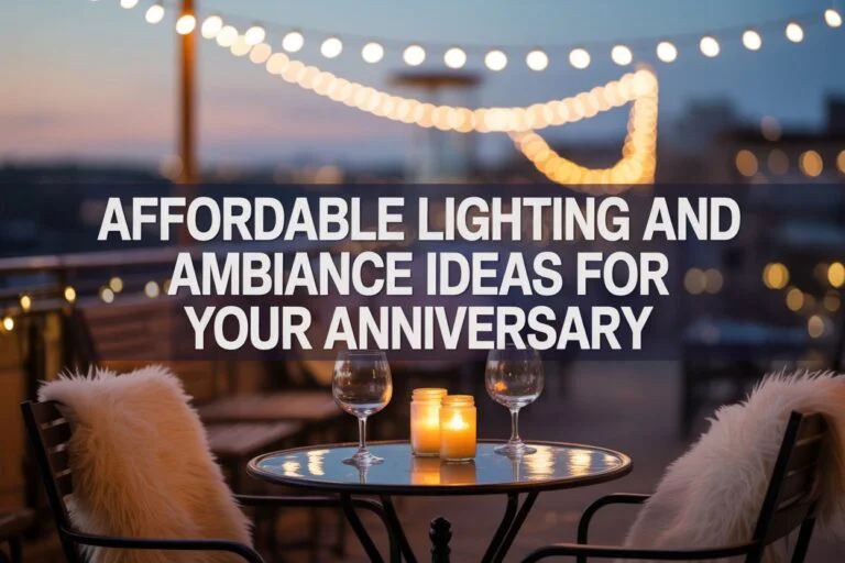 Affordable Lighting and Ambiance Ideas For Your Anniversary