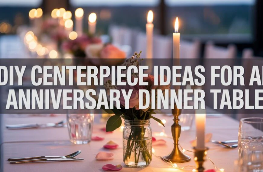 anniversary dinner table decor