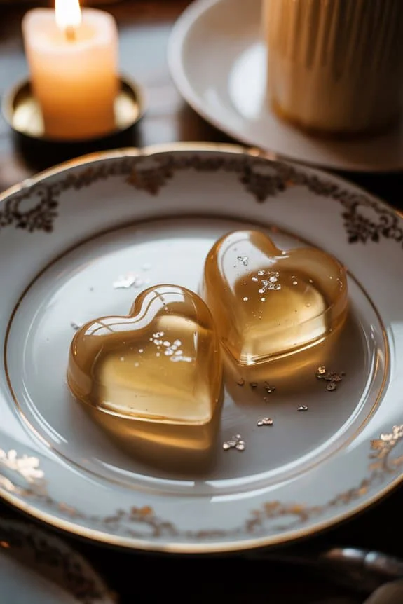 Elegant sparkling wine jello jk674