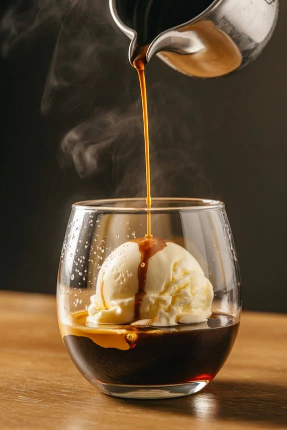 Espresso meets vanilla ice cream 5o8ja