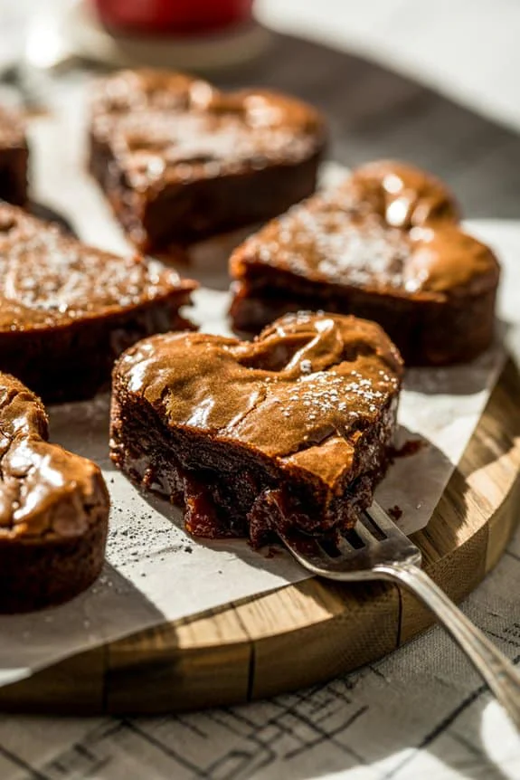 Heart shaped brownie delights 0j13m